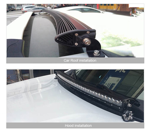 <span class=keywords><strong>20</strong></span> "30" 42 "52 inch hàng duy nhất dẫn thanh mỏng cong dẫn thanh mỏng thanh ánh sáng tại chỗ lũ xe mái/Bumper/phía trước lưới tản nhiệt dẫn thanh ánh sáng - Product Image 3