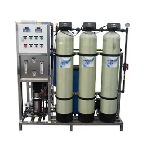 Nouveau 500LPH RO équipement de traitement de l'eau Machine de filtrage par osmose pour le traitement de l'eau potable pour les hôtels et les restaurants