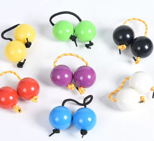 ลูกบอลริทึ่มมาราคัสสำหรับผู้เริ่มต้น ขายส่ง ยี่ห้อ Initial Aasalato Patica เครื่องดนตรีเคาะจังหวะแบบหมุนที่ปลายนิ้ว - Product Image 1