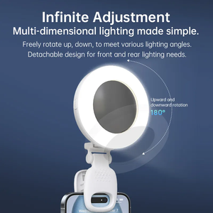 Luz LED para Lente de Teléfono, Mini Q, Recargable por USB, Clip para Teléfono Móvil, Lámpara de Relleno, Gran Venta 2025 - Product Image 3