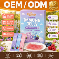 Bâtonnets de gelée probiotiques OEM pour la santé intestinale des enfants, soutien immunitaire, fibres alimentaires, fabrication sous marque privée, complément alimentaire à base de plantes