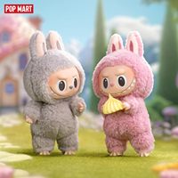 Vente en gros – Figurines d'action PopMart Labubu Exciting Macron V1 100 % originales, boîte mystère, 17 cm, jouets mignons
