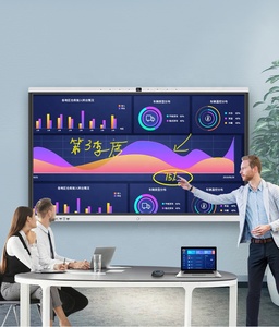 Hot bán 65 75 85 inch LED bảng tương tác hồng ngoại con trỏ laser & bảng trắng thông minh Bảng đen hiển thị - Product Image 1