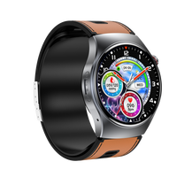 GS206 4G Smart-Armband mit Silikon- oder Lederarmband, Optionaler Airbag, Druckerkennung, EKG-Überwachung, APP-Fernsteuerung Smartwatch