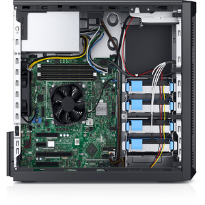 Le nouveau serveur tour T150 est équipé d'une alimentation de 750 W et est associé à un processeur double cœur. Le nouveau serveur tour Dell T150 - Product Image 6