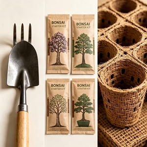 DIY Eco-Friendly <strong>Bonsai</strong> <strong>Tree</strong> Kit Customized Pots Stands Modern Small Indoor/Outdoor Use Desktop Display Various <strong>Seeds</strong> - Product Image 6