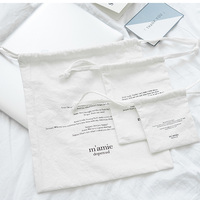 Sacs à cordon personnalisés en coton et lin écologiques - Option cadeau, impression sérigraphique, sans minimum de commande