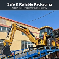 Mesin Konstruksi Tugas Berat Front Loader Backhoe 8000kg dengan Mesin Diesel PLC Efisiensi Tinggi untuk Penggunaan Konstruksi