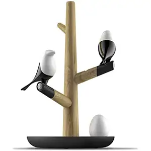 LED komodin masası yatak odası ışık lamba kablosuz lambaları şanslı kuş saksağan çin tarzı USB şarj edilebilir hareket sensörü