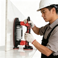 Machine de pose de carreaux électrique haute puissance, outil de pose murale innovant, vibrateur de carreaux pour sols et murs avec grande ventouse