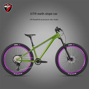 Vélo de montagne tout-terrain à suspension, frein à disque à <span class=keywords><strong>huile</strong></span>, 12 vitesses, cadre en acier, 27,5 pouces, pédale ordinaire, haute vitesse, best-seller - Product Image 6