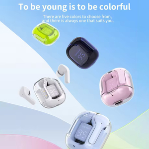 Audífonos TWS 2026 Transparentes, Auriculares Inalámbricos Verdaderos con Caja de Carga de Cristal, Auriculares para Juegos HIFI Air31, Auriculares Air 31 - Product Image 3