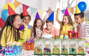 <span class=keywords><strong>Jungle</strong></span> Theme Party Favor Candy Cajas de papel Suministros para fiestas de cumpleaños Baby Shower Embalaje Cajas de regalo - Product Image 6