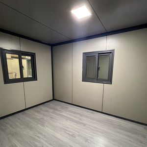 Maison modulaire en conteneur d'acier de 20 pieds et 40 pieds, extensible, préfabriquée, mobile, avec châssis, pieds de soutien, villa moderne, petite maison, hôtel, école - Product Image 5