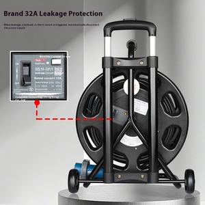 รีลสาย<span class=keywords><strong>ไฟ</strong></span>ฟ้า16A/32A ปลั๊กสำหรับอุตสาหกรรมการบินม้วนสาย<span class=keywords><strong>ไฟ</strong></span>ฟ้ากันฝุ่นกันฝนได้มาตรฐานอียู - Product Image 2