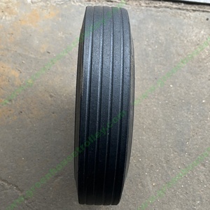 Roues <span class=keywords><strong>à</strong></span> roulettes en caoutchouc massif de 10 pouces en gros, roues et pneus en caoutchouc massif de 10''x2.75'' pour chariots <span class=keywords><strong>à</strong></span> main - Product Image 4