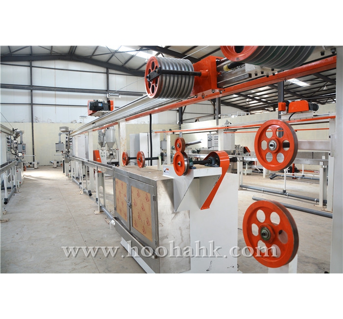 Nylon Insulated Power Cable Extrusion Machine For Wire Coating Equipment