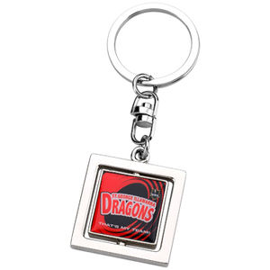 Porte-clés promotionnels personnalisés avec logo mignon - Porte-clés en métal émaillé personnalisés - Product Image 1