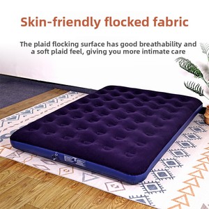 <span class=keywords><strong>Matelas</strong></span> gonflable portable OEM pour une ou deux personnes, épaissi, pour camping en extérieur, avec tapis de <span class=keywords><strong>sol</strong></span> pour personne paresseuse - Product Image 2