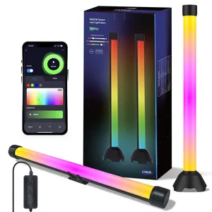 Neue moderne Wifi Bluetooth Smart RGB LED Umgebungs spielraum Dekoration Licht Ambiente Hintergrund beleuchtung Gaming Lights mit Musik synchron isation