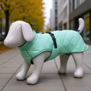 Abrigo para Perro Estilo Urbano Oslo, Talla S 33 cm, Color Jade, Ropa Impermeable para Mascotas - Product Image 3
