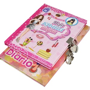 Diario con Lucchetto per Bambina Personalizzato di Alta Qualità Colorato 2026 - Product Image 1