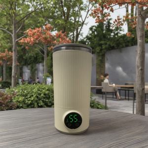 Hervidor Eléctrico Portátil Recargable Inalámbrico con Autoagitación, de Acero Inoxidable, para Uso Doméstico, en Exteriores, Automóviles y Hoteles - Product Image 1