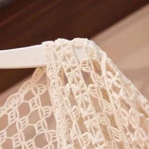 Cardigã de Tricô Vazado Estilo Boêmio, Cobertura de Crochê de Manga Longa para Mulheres, Moda Versátil para Praia e Férias de Verão - Product Image 4