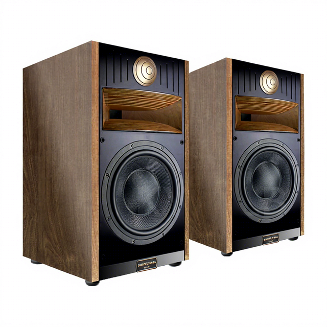 KYYSLB Best Sound Home Audio HIFI Speaker Bookshelf  Wooden Speakers Case Passive None-Battery Lossless for Home Theater