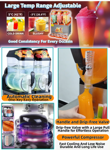 Machine à Granita Professionnelle Double Tête XRJ pour Boissons Glacées et Carbonatées, Vente en Gros en Inde, <span class=keywords><strong>Prix</strong></span> Chine et Philippines - Product Image 3