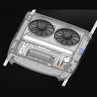 Récepteur de réfrigérant liquide horizontal à profil bas conçu pour les climatiseurs automobiles et les camions frigorifiques