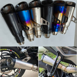 Silencieux d'échappement de moto 51 mm Z250 Z300 Z400 ZX10 MT0709 R25 R3 R6 pour <span class=keywords><strong>Kawasaki</strong></span> <span class=keywords><strong>Ninja</strong></span> Honda Yamaha / 3 couches - Product Image 2