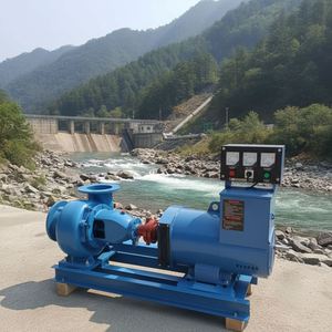 Generador Hidroeléctrico de 10KW 380V, Generación de Electricidad 100-500RPM, Energía Gratuita, Modelo Personalizable DEMING-HTG-10KW-380V-500RPM Flow - Product Image 2