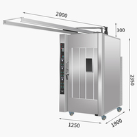 Machine à rôtir industrielle pour porc entier, agneau, barbecue, rôtissoire à gaz, four rotatif pour porc/lampe, four à rôtir pour canard et porc