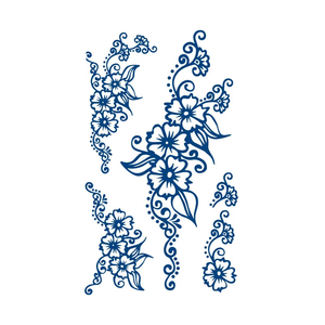 BXTAT GZ229to234 Temporaire Bleu Géométrique Tigre Scorpion Araignée Tatouages Papier Semi-permanent avec Période Plus Longue Genipa Juice - Product Image 5