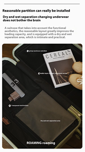 Valise à roulettes de grande capacité 28 pouces Sac d'affaires durable à fermeture éclair Valise à code mot de passe TSA Bagage <span class=keywords><strong>PC</strong></span> de voyage 22/24/26 pouces - Product Image 5