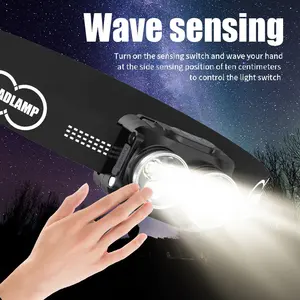 Portable Wholesale Powerful Waterproof Rechargeable Led Head Lamp 1000LM Head Lamp Torch