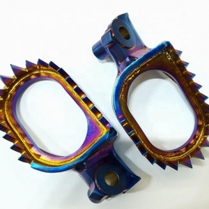 Repose-pieds TITANIUM pour dirt bike pour <span class=keywords><strong>YAMAHA</strong></span> yz/<span class=keywords><strong>yzf</strong></span> <span class=keywords><strong>125</strong></span> 250 450 - Product Image 3