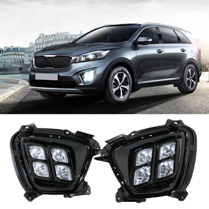 Vente directe d'usine Led feux diurnes Drl pour <span class=keywords><strong>Kia</strong></span> <span class=keywords><strong>Sorento</strong></span> 2016 2017 <span class=keywords><strong>2018</strong></span> Kit antibrouillard - Product Image 1