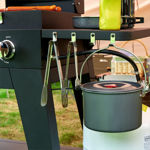 Plancha de acero inoxidable de 4 quemadores para acampar comercial barbacoa de gas propano parrilla de gas al aire libre - Product Image 3