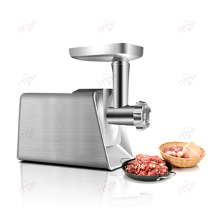 Picadora de <span class=keywords><strong>Carne</strong></span> Eléctrica Multifuncional de Acero Inoxidable, Picadora de Alimentos Pequeña para el Hogar, Picadora de <span class=keywords><strong>Carne</strong></span> y Pescado - Product Image 1