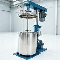 Disperseur hydraulique à vide à conversion de fréquence, mélangeur anti-mousse automatique pour liquides visqueux et crèmes