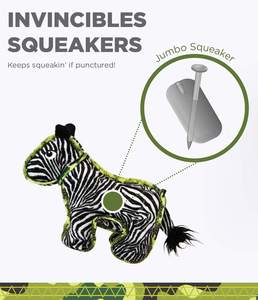 卸売エコフレンドリーデザイナー耐久性のあるナチュラルバルク格安大型噛むインタラクティブぬいぐるみ犬用きしむおもちゃ - Product Image 3