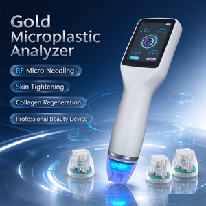 Stylo de Microneedling RF Fractionnel Doré avec Radiofréquence pour Rajeunissement Cutané et Stimulation du Collagène - Product Image 1