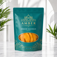 Sachet Doypack Personnalisé Mat avec Fenêtre et Fermeture Ziplock pour Ananas Séché Bio, Emballage Premium pour Snacks aux Fruits, Qualité Alimentaire SUP