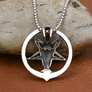 Yunnique-collar con colgante de oveja de acero inoxidable para hombre, diseño del zodiaco animal, joyería de estilo punk, accesorio de moda - Product Image 4
