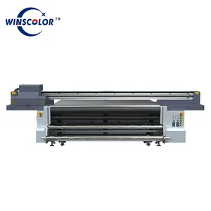 Uv Hybrid Printer Winscolor Flat Bed Met Roll I 3200 Nieuwe Uv Printer