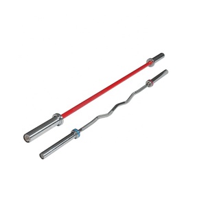 CZFIT ET0010 บาร์เหล็กแข่งขัน 20 กก. 7 ฟุต 1500 ปอนด์ สำหรับบาร์เบล ชุบโครเมียมแข็ง ลายกันลื่นแบบคู่ ออกแบบตามหลักสรีรศาสตร์ ไม่ลื่นง่าย เหมาะสำหรับคลับ - Product Image 2