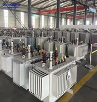 Transformateur de distribution immergé dans l'huile SinoShine S20 1250 kVA, triphasé 11 kV/0,4 kV 50 Hz, bobinage en cuivre, entièrement étanche, faible bruit