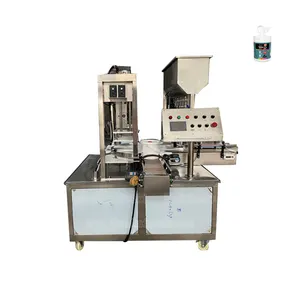 Alcohol Wet Paper Bucket Filling Sealing Machine Automatic Wet Tissue Canister Filler Sealer Barrel Packing Machine